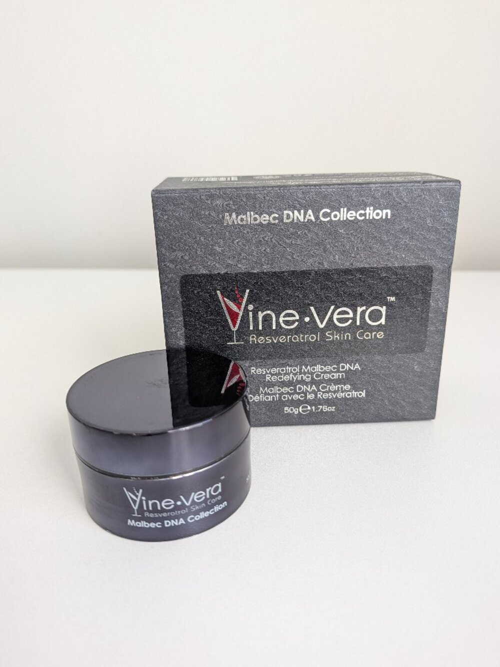 Vine Vera Resveratrol Skin Care Malbec DNA Redefying Cream 1.76oz New with Box